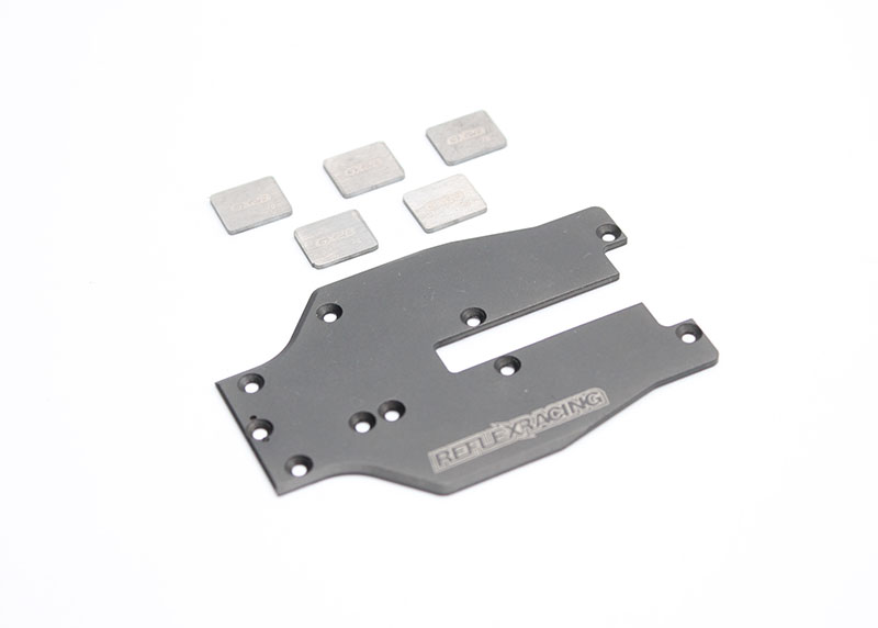 1-28 GX28 Optional Weighted Chassis (with tungsten weights) [Reflex Racing] GX28A-05