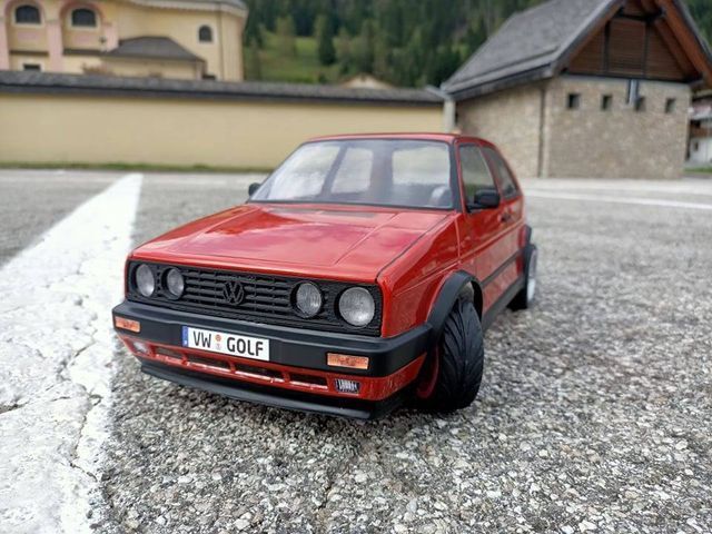 VW Volkswagen GOLF MK2 16V GTI 1-10  Body Shell [Quality RC] QRC-052-GOLF-MK2