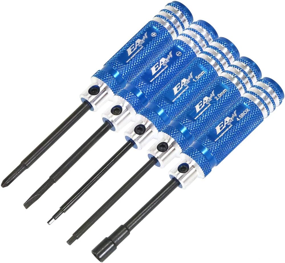 Mini-Z SP Tool Kit 5pc - 1.5mm 2.0mm + - and 4.5mm Wheel Nut Driver ...
