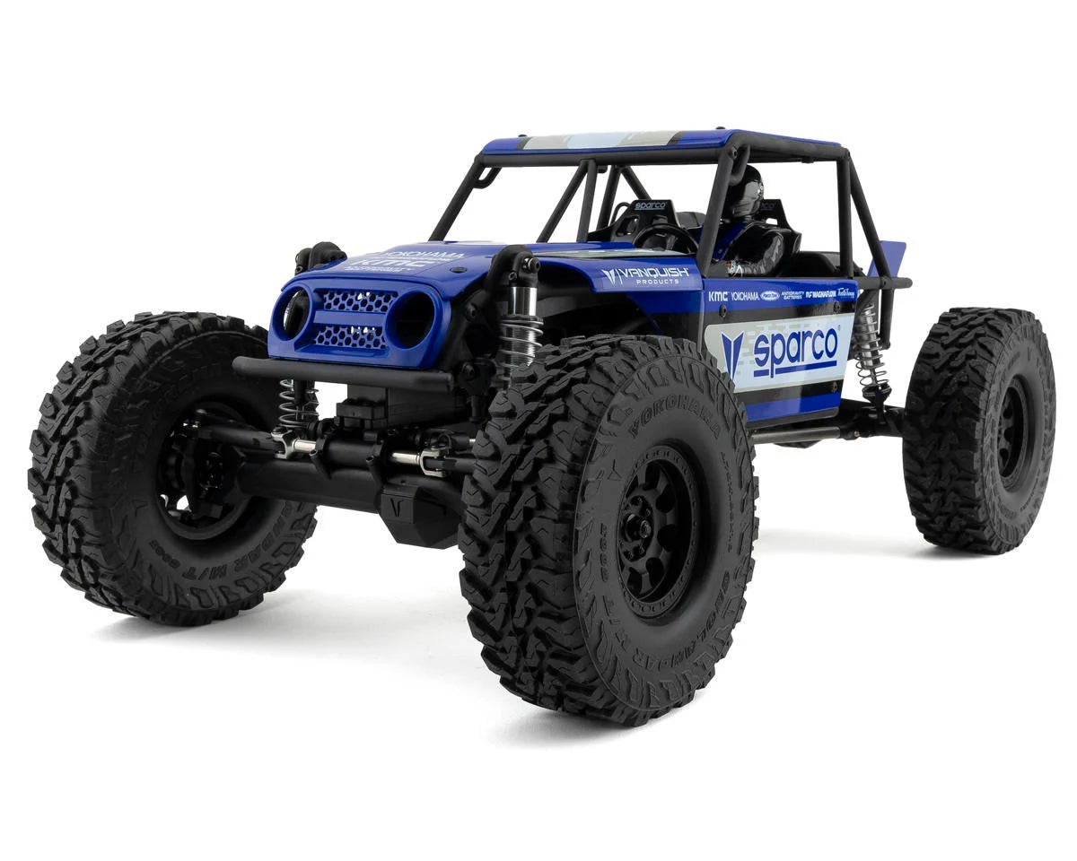 RTR Vanquish Products H10 OPtic (READY TO RUN) Sparco Rock Crawler Kit ...