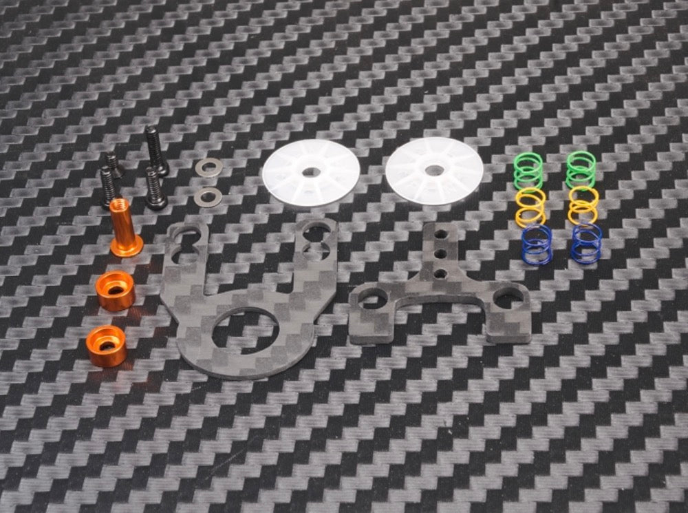 Mini-Z Multi Length Graphite Disk Damper Set (Black - Orange