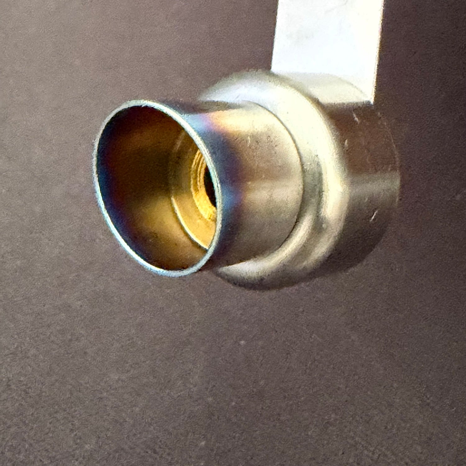 12mm Titanium Burnt Tip (ANGLE Cut) 1-10 MUFFLER EXHAUST[Usukani] 525A