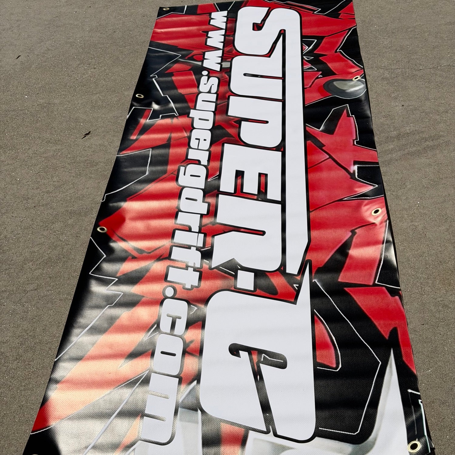 Super-G (Graffiti Background) Banner - 6ft x 2ft [Super-G] BANNER-6x2-GRAF