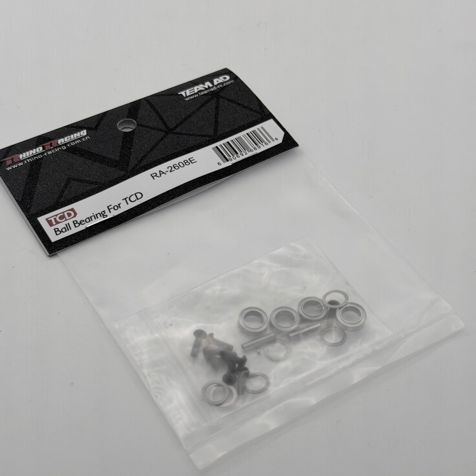 TCD - Ball Bearing and Hardware Set Spare Part for TCD [Rhino Racing] RA-2608E