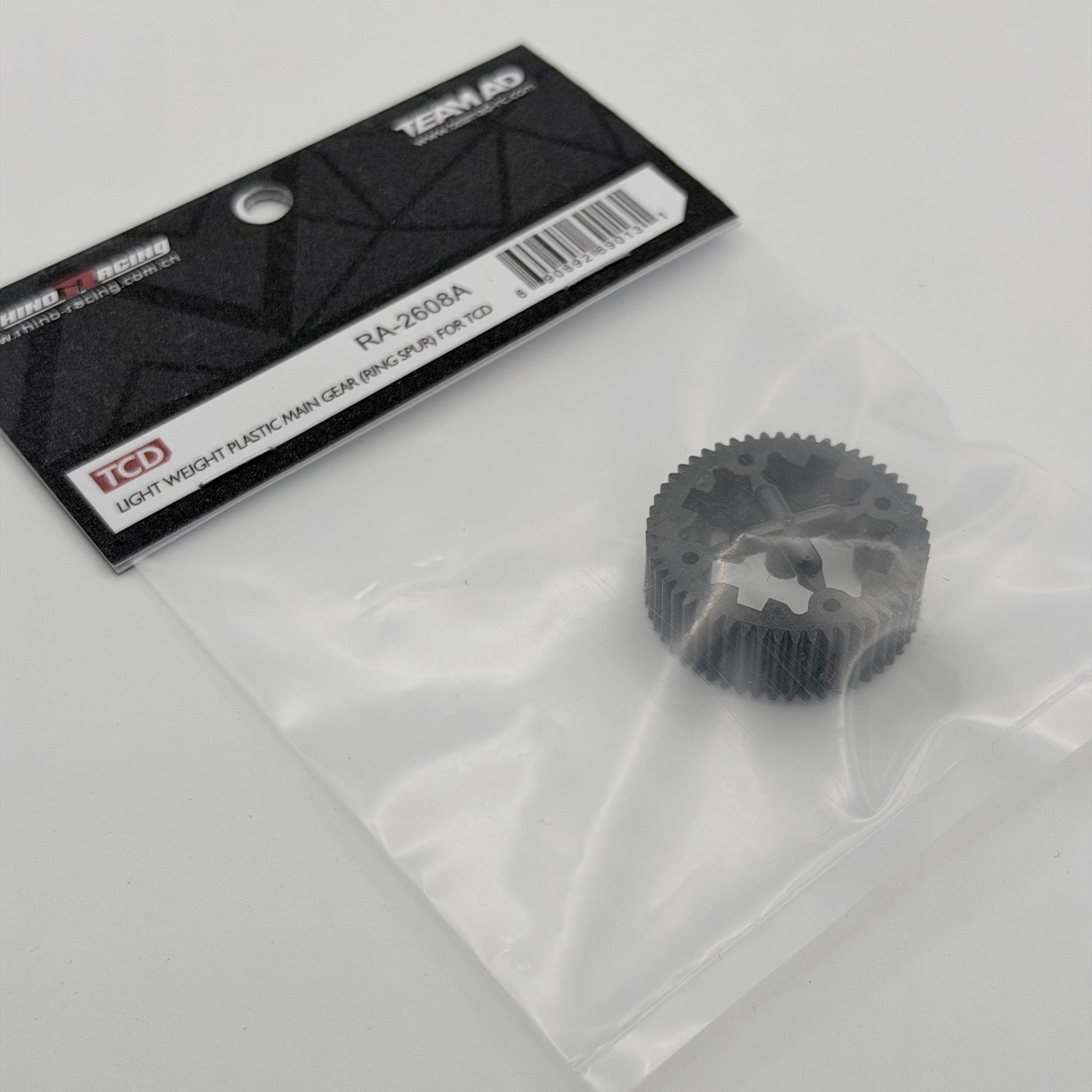 TCD - LIGHT WEIGHT PLASTIC MAIN GEAR (RING SPUR) Spare Part for TCD [Rhino Racing] RA-2608A