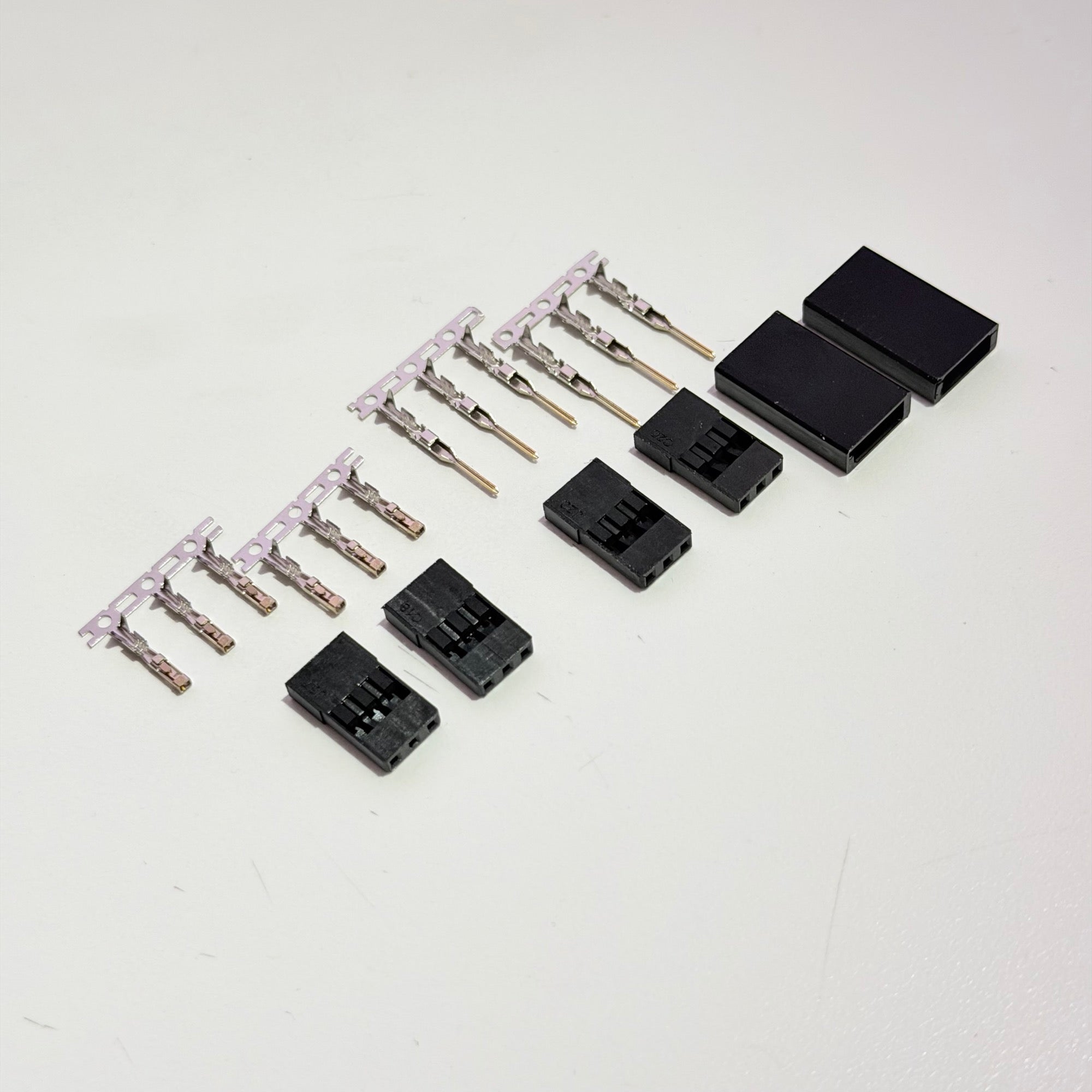 Reflex Servo / ESC Connector Plug Ends JR JST - Extension (MALE - FEMALE)  Plugs [Scale Reflex] 700251