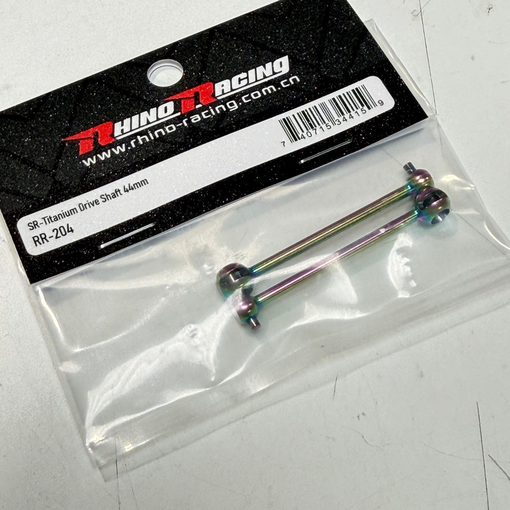 SR Titanium Drive Shaft 42mm 44mm 46mm - Pair for CVD (RR-200) [RHINO RACING] RR-201 RR-204 RR-205