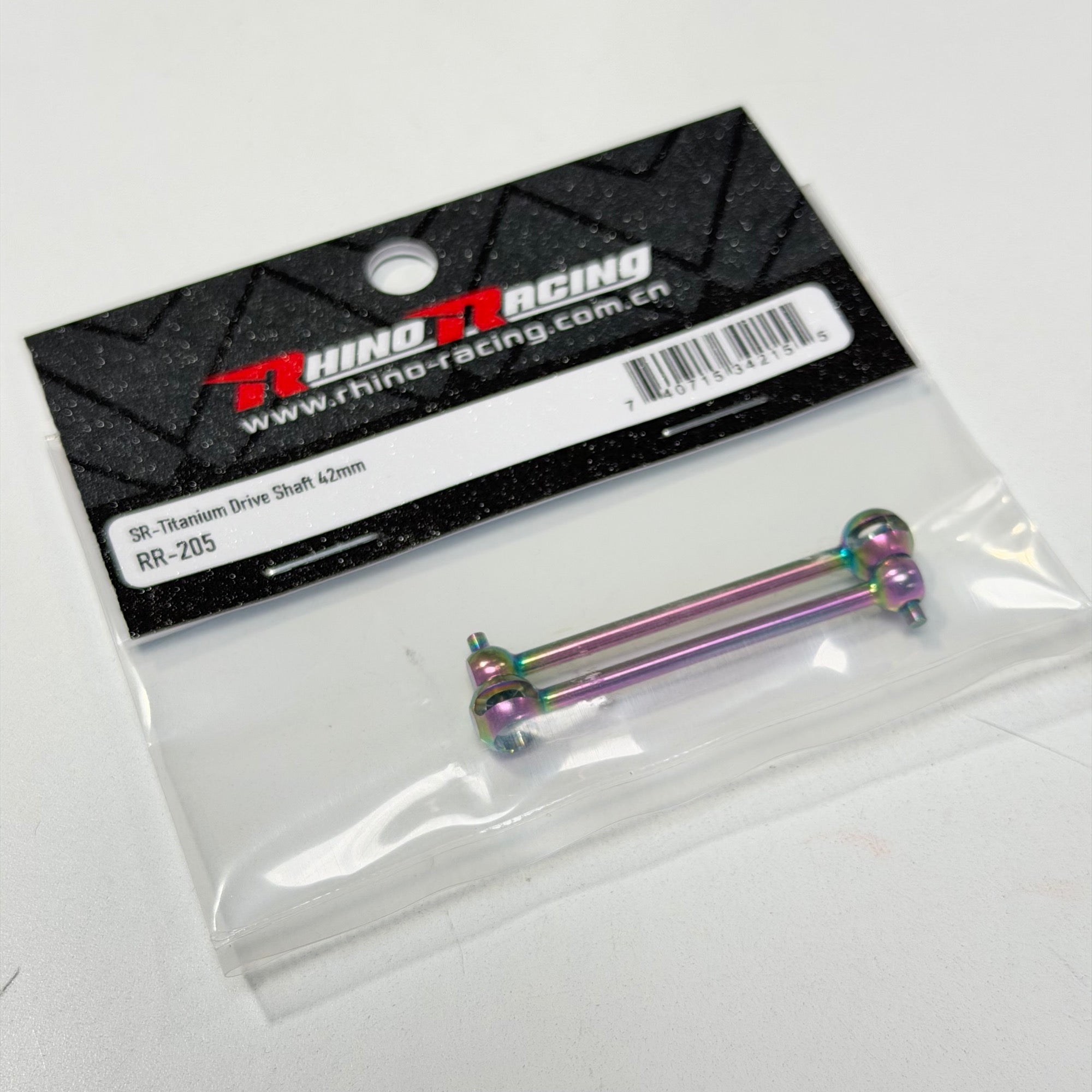 SR Titanium Drive Shaft 42mm 44mm 46mm - Pair for CVD (RR-200) [RHINO RACING] RR-201 RR-204 RR-205