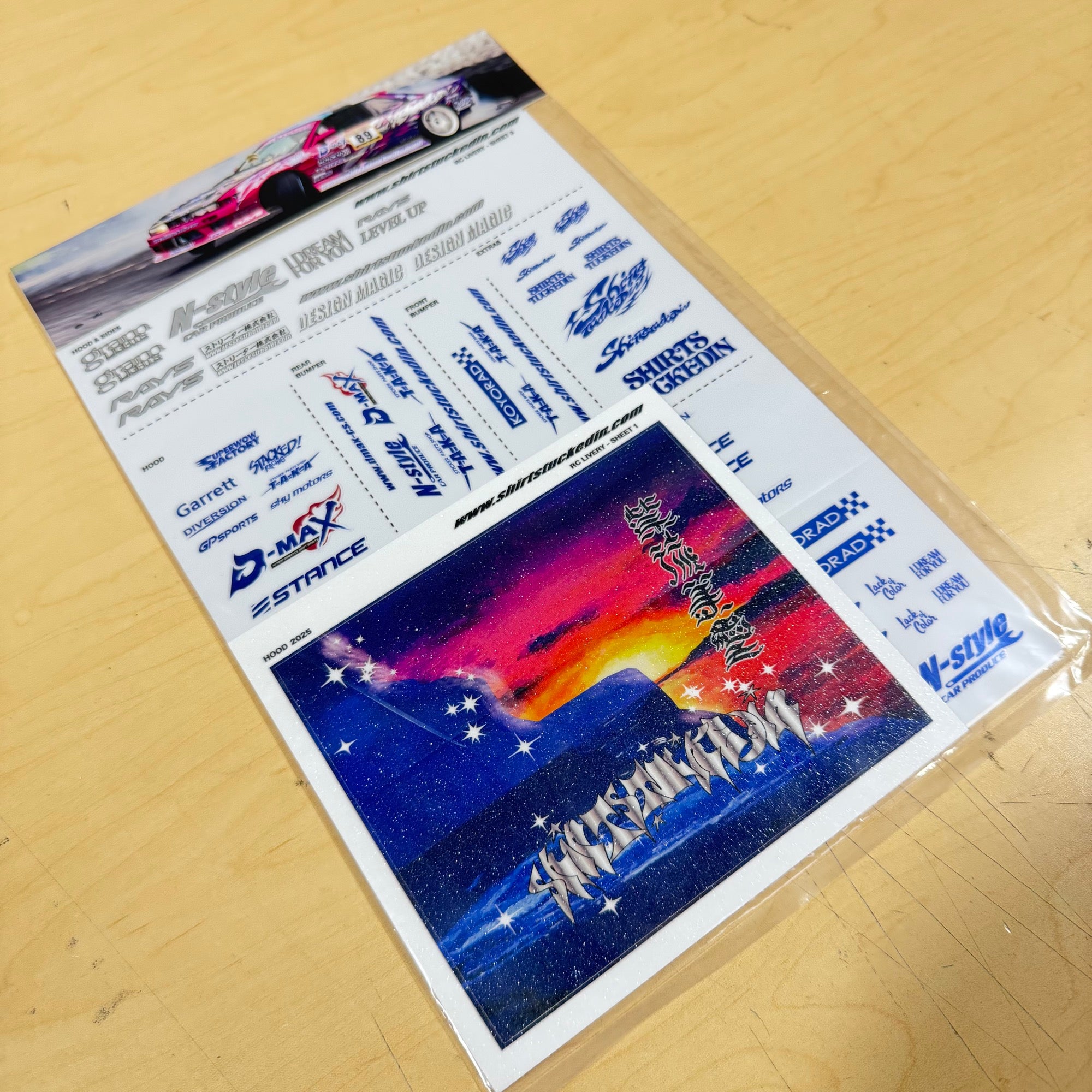 shirtstuckedin 3037 S13 - RC DRIFT 1/10 LIVERY KIT DECAL STICKER SET [shirtstuckedin] 3037-S13
