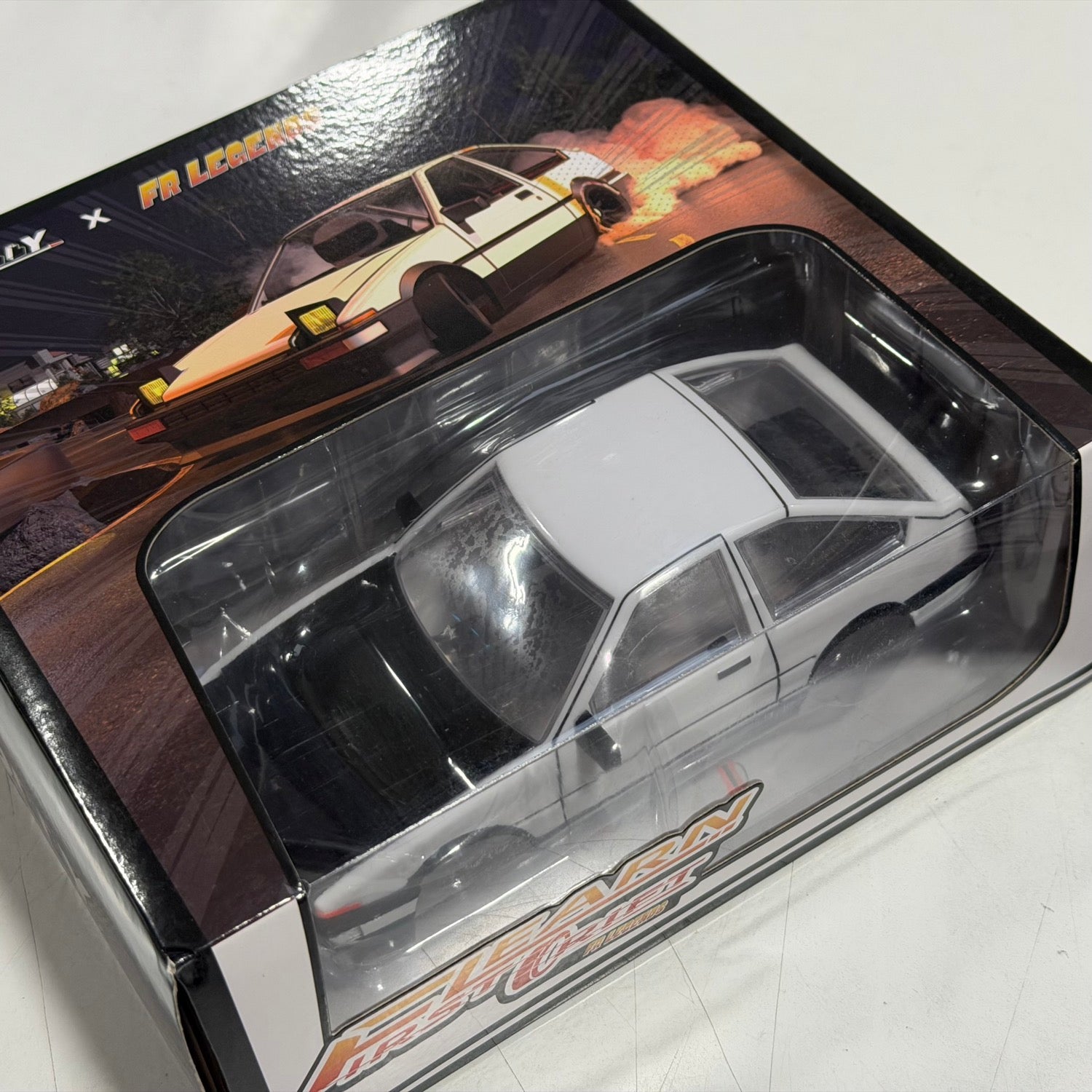 BMX-R AE86 Trueno Body Set - White Black Green for 1/24 FLD FR Legends [BM Racing] FLD-AE86 FLD-AE86-B FLD-AE86-G