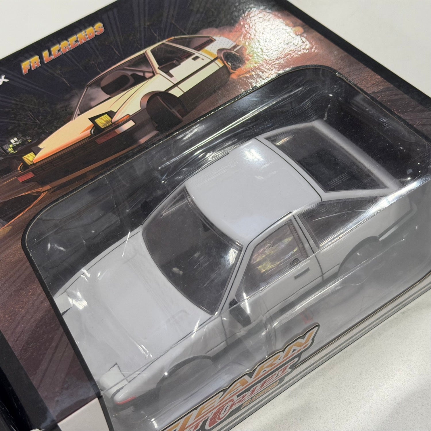 BMX-R AE86 Trueno Body Set - White Black Green for 1/24 FLD FR Legends [BM Racing] FLD-AE86 FLD-AE86-B FLD-AE86-G