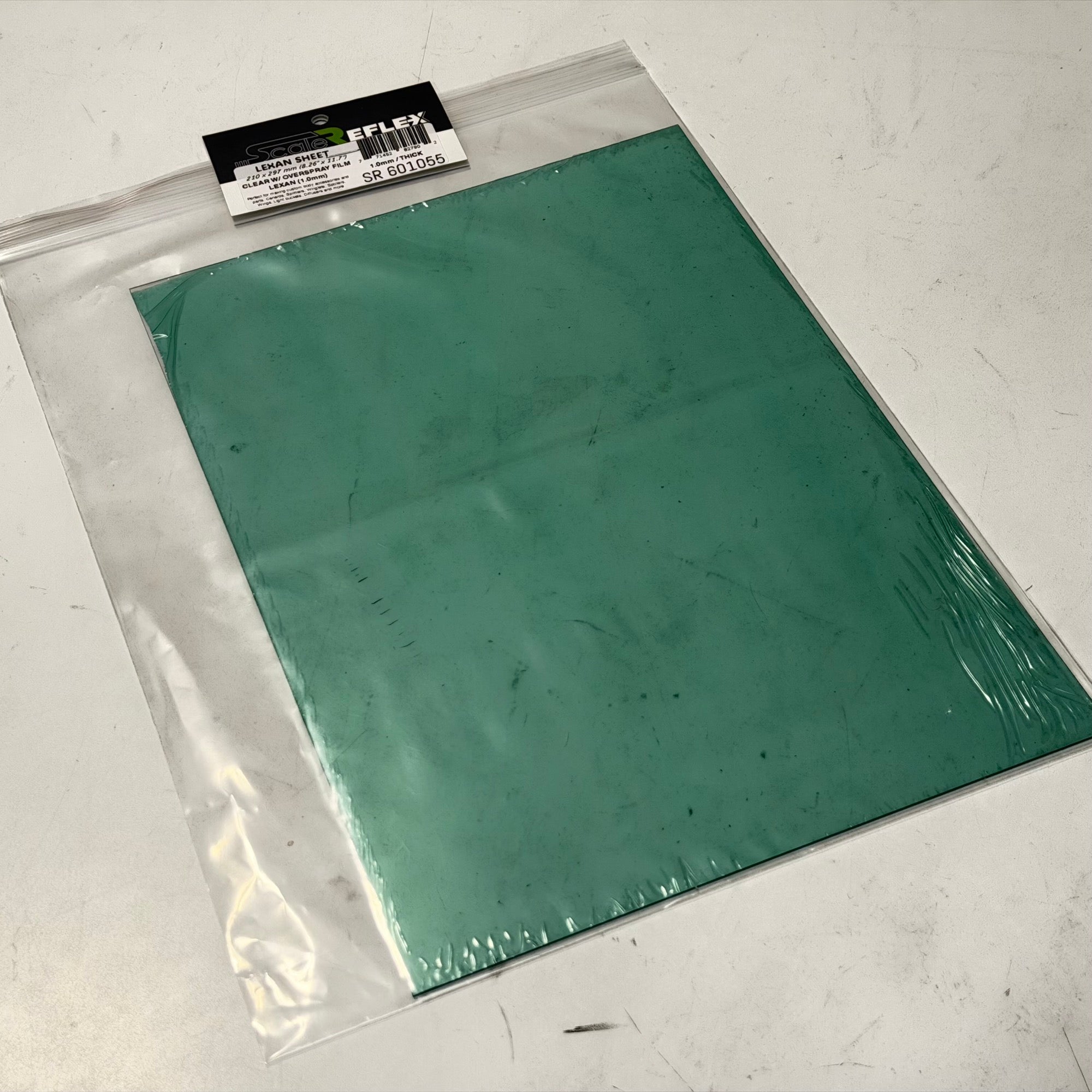 Lexan Sheet 210mm x 300mm (0.6mm 0.8mm 1.0mm) Clear Polycarbonate Sheet Splitter Canard Body Flares Widebody DIY [Scale Reflex] 601045 601050 601055