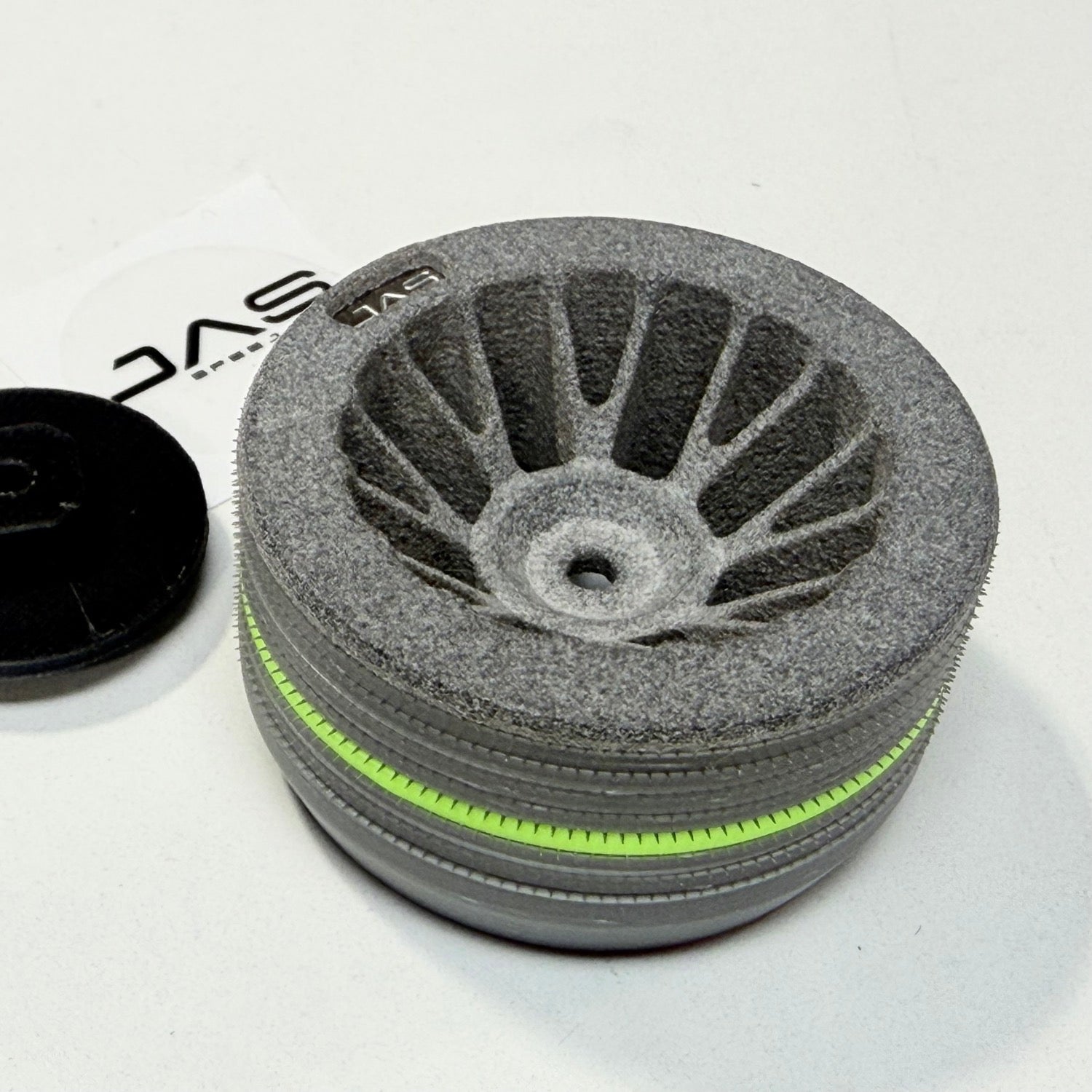 50mm (Large) GREY Ultimate Steering Wheel - Transmitter Grip SANWA FLYSKY KYOSHO FUTABA [DAS Speed] DAS-0005
