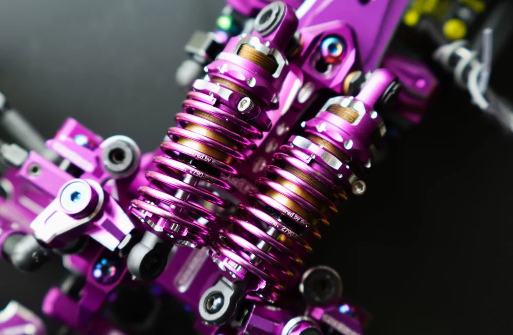 BOING 1-10 Competition Titanium (6-Coil, 7.5-Coil,. 9-Coil) RWD Drift Springs Set [Powered By Sushi]