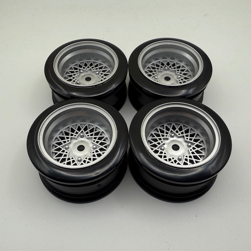 Reversed Rim 1-10 SSR REVERSE MESH RIMS (SILVER) +9 (4 PACK) (INCH DOWN) [K FORCE ...