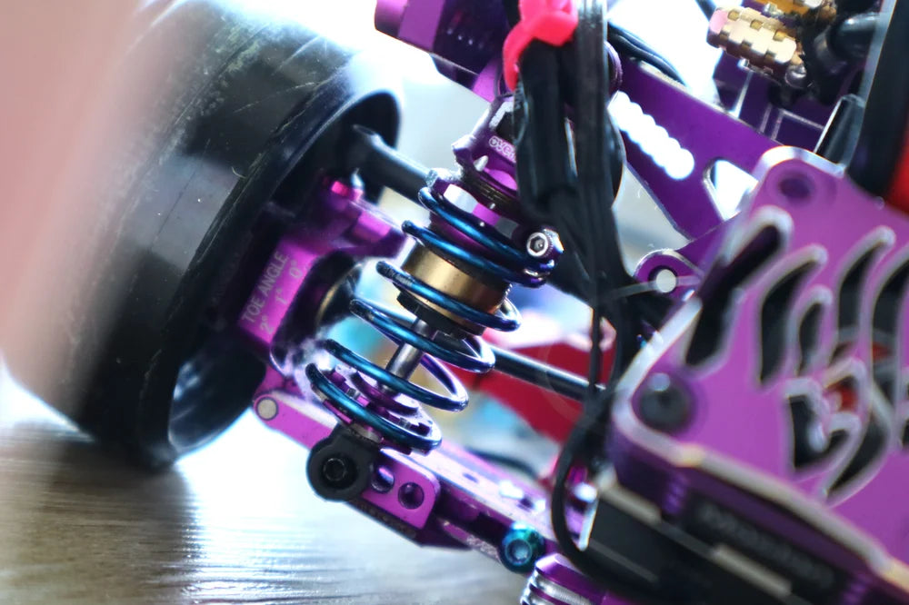 BOING 1-10 Competition Titanium (6-Coil, 7.5-Coil,. 9-Coil) RWD Drift Springs Set [Powered By Sushi]