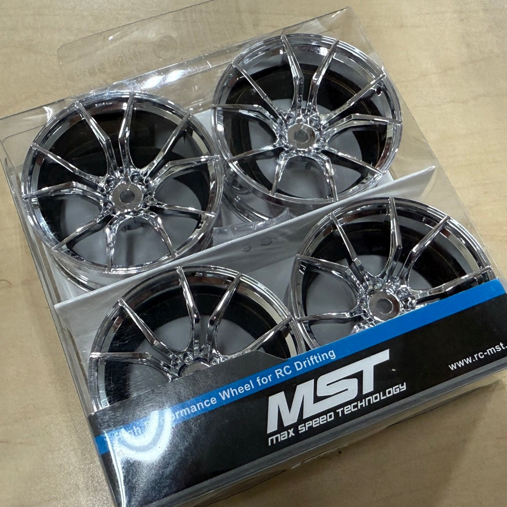 Split 8 Rims CHROME FX Split 5 Spokes - Titan Style - Concave 8 Offset 1-10 Rims (4 ...