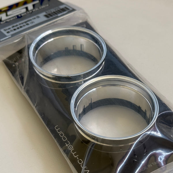 CHROME CHANGEABLE (ADJUSTABLE) Rim Barrells 1-10 Wheel LIPS (2-Pack ...