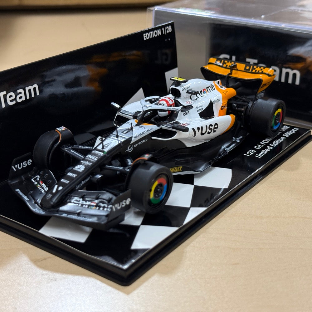 1-28 GL Formula One Body Set #2 - Orange / White (TC4 ) [GL Racing