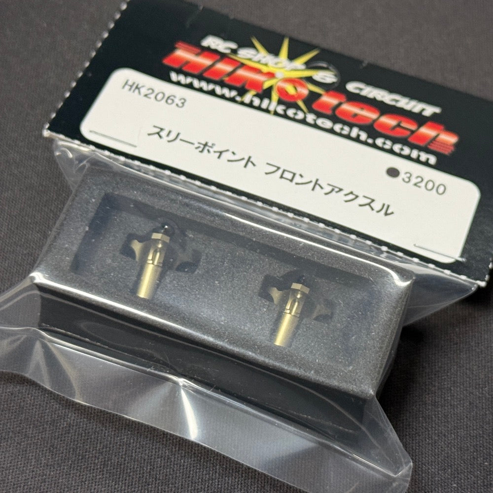 Three-point front axle (for VIA Knuckle) for 1-10 Drift [Hikotech