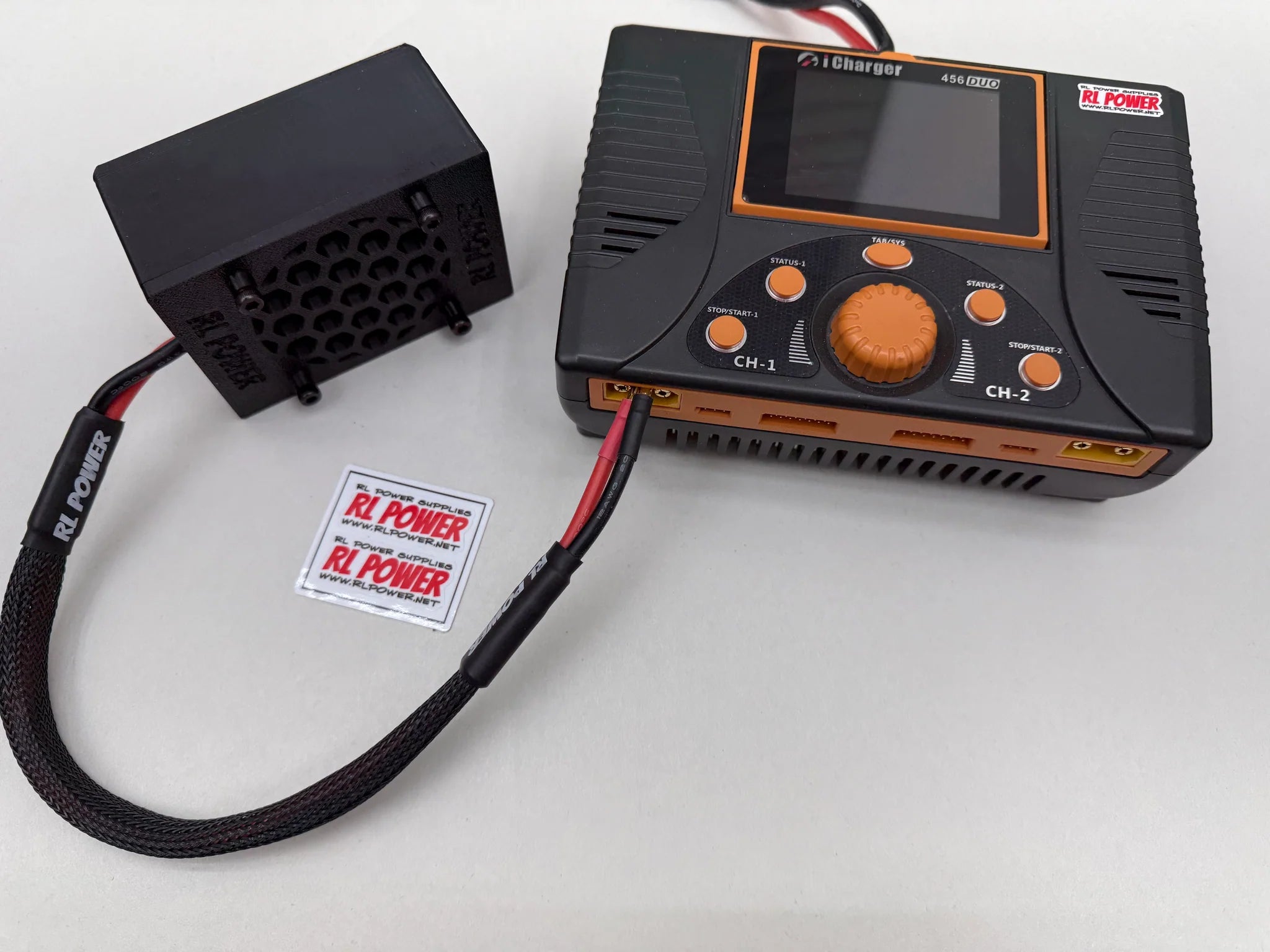 RLPower Icharger Discharge Box W/4MM Bullets [RL Power] DX8 DX6 456 458 4010 406 308