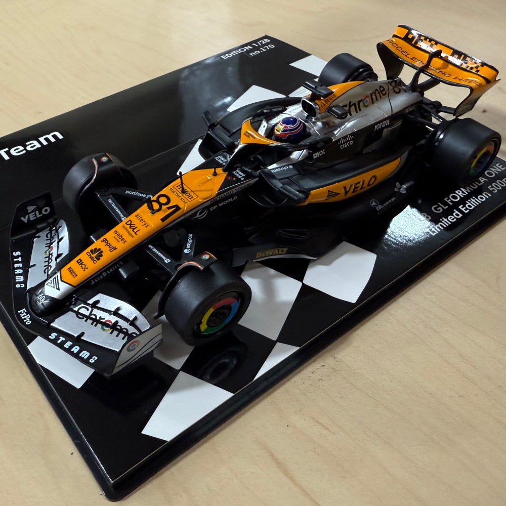 1-28 GL Formula One Body Set #4 - Silver / Black (BR81 ) [GL