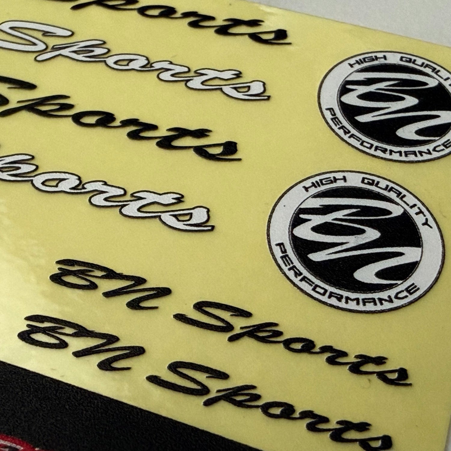 BN SPORTS License Decal Sheet (210mmx120mm) for 1-10 Drift Car Graphics Stickers Slaps [Pandora] VGP-BNSPORT