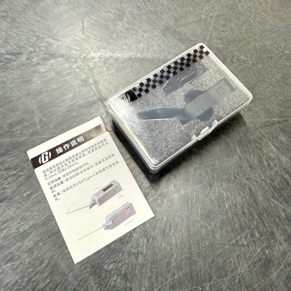 DIGITAL RIDE HEIGHT GAUGE FOR RC CAR 1/10 1/28 1/12 1/8 1/24 MINI-Z Drift On Road Off[JACKIERC] GH-025