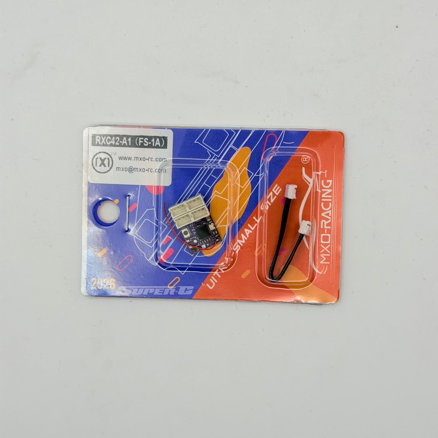 FLYSKY AFHDS Compatible 4 Channel MICRO WIRELESS (Internal Antenna) Receiver For 1-24 1-28 [MXO RACING] RXC42-A1