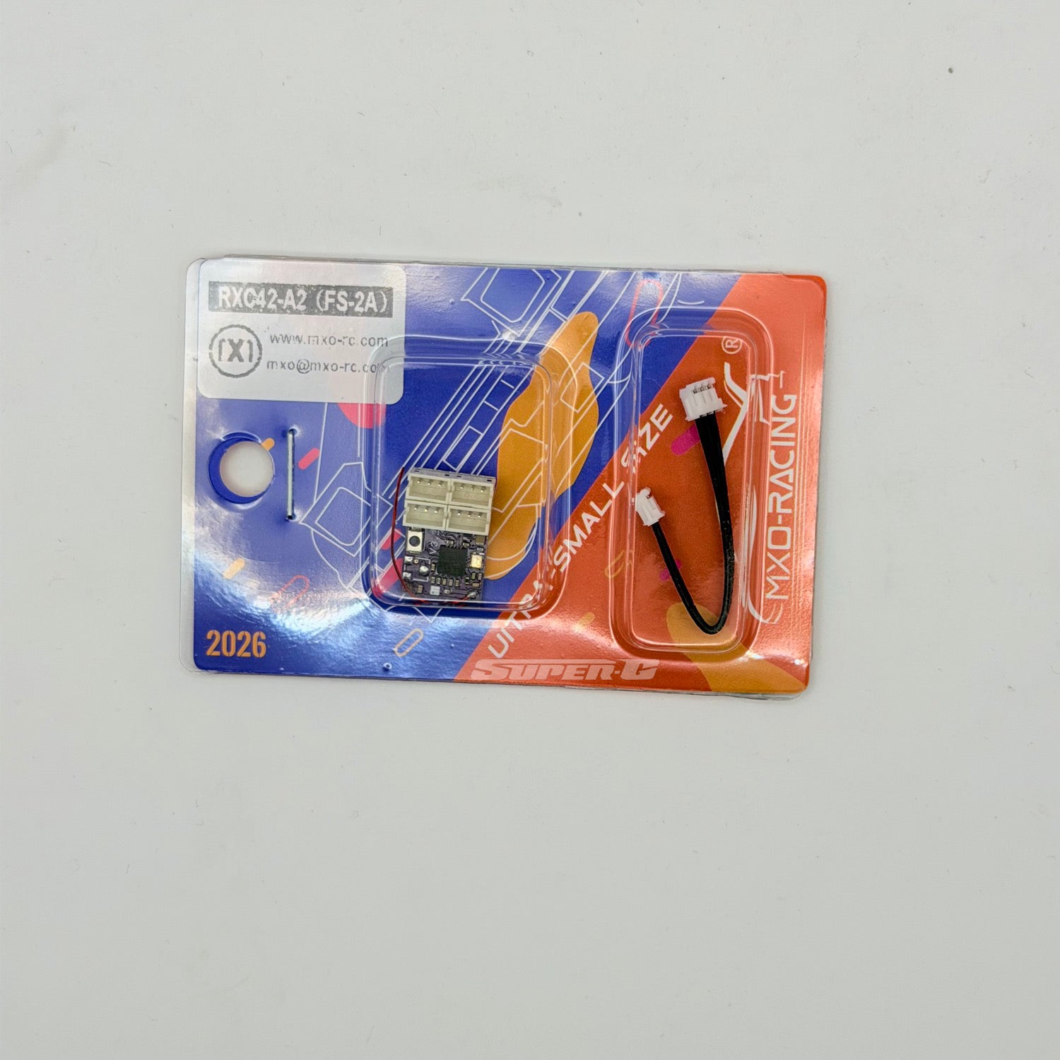 FLYSKY AFHDS 2A  Compatible 4 Channel MICRO WIRELESS (Internal Antenna) Receiver For 1-24 1-28 [MXO RACING] RXC42-A2