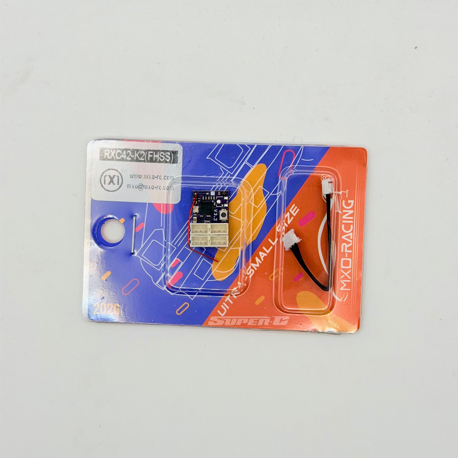 KYOSHO FHSS (KT-531P/KT-432PT) V2 Compatible 4 Channel MICRO WIRELESS (Internal Antenna) Receiver For 1-24 1-28 [MXO RACING] RXC42-K2