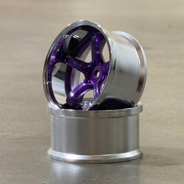 Work EMOTION T5R 2P T5R2P CONCAVE TYPE BLACK CANDY PURPLE RIMS 6mm 8mm ...