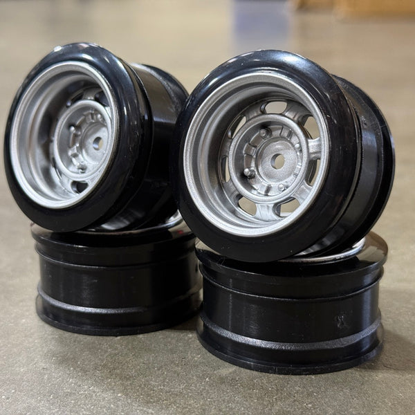 1-10 STEELIES 9mm OFFSET - INCH DOWN RIMS (smaller diameter face) (4 P ...