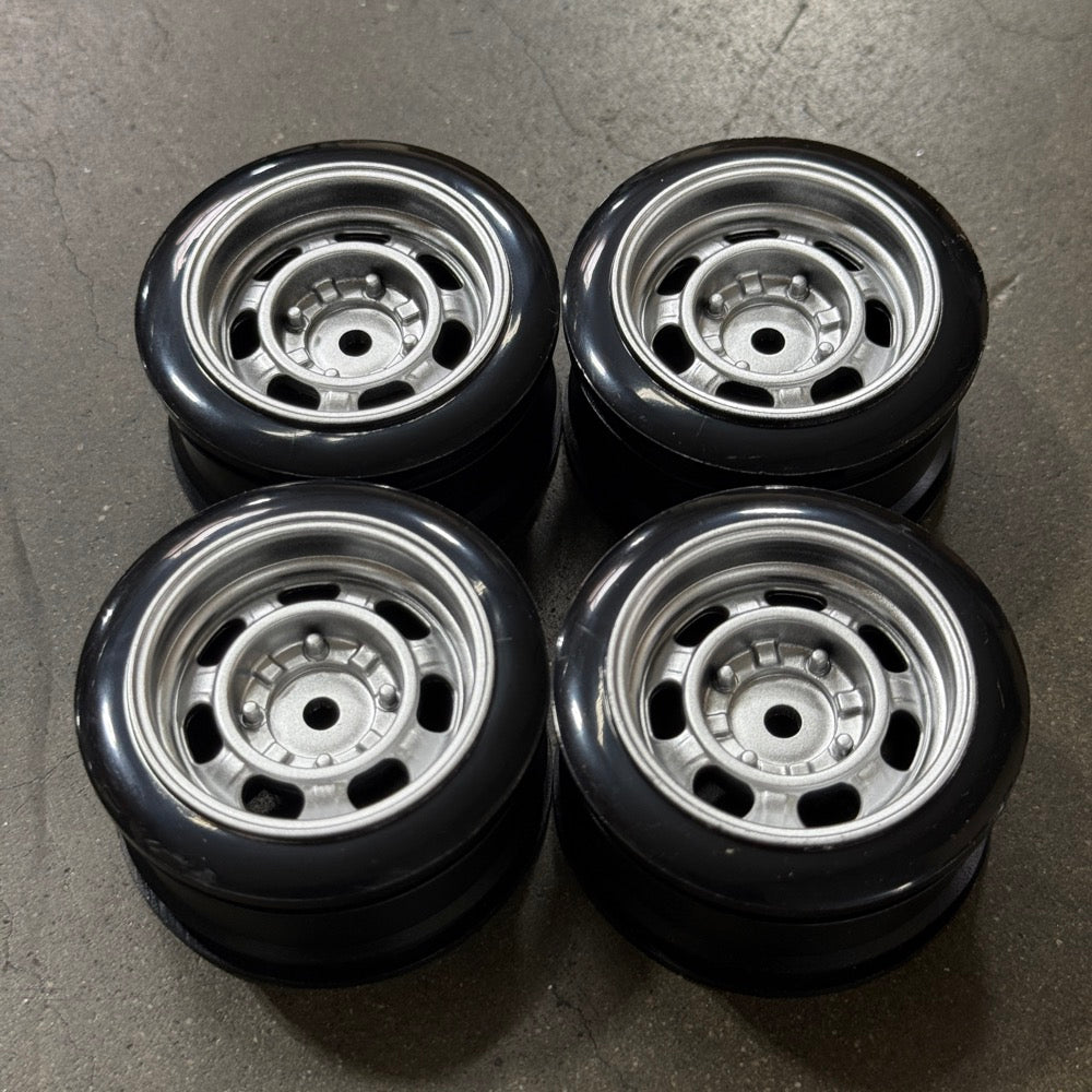 1-10 STEELIES 6mm OFFSET - INCH DOWN RIMS (smaller diameter face) (4 P ...