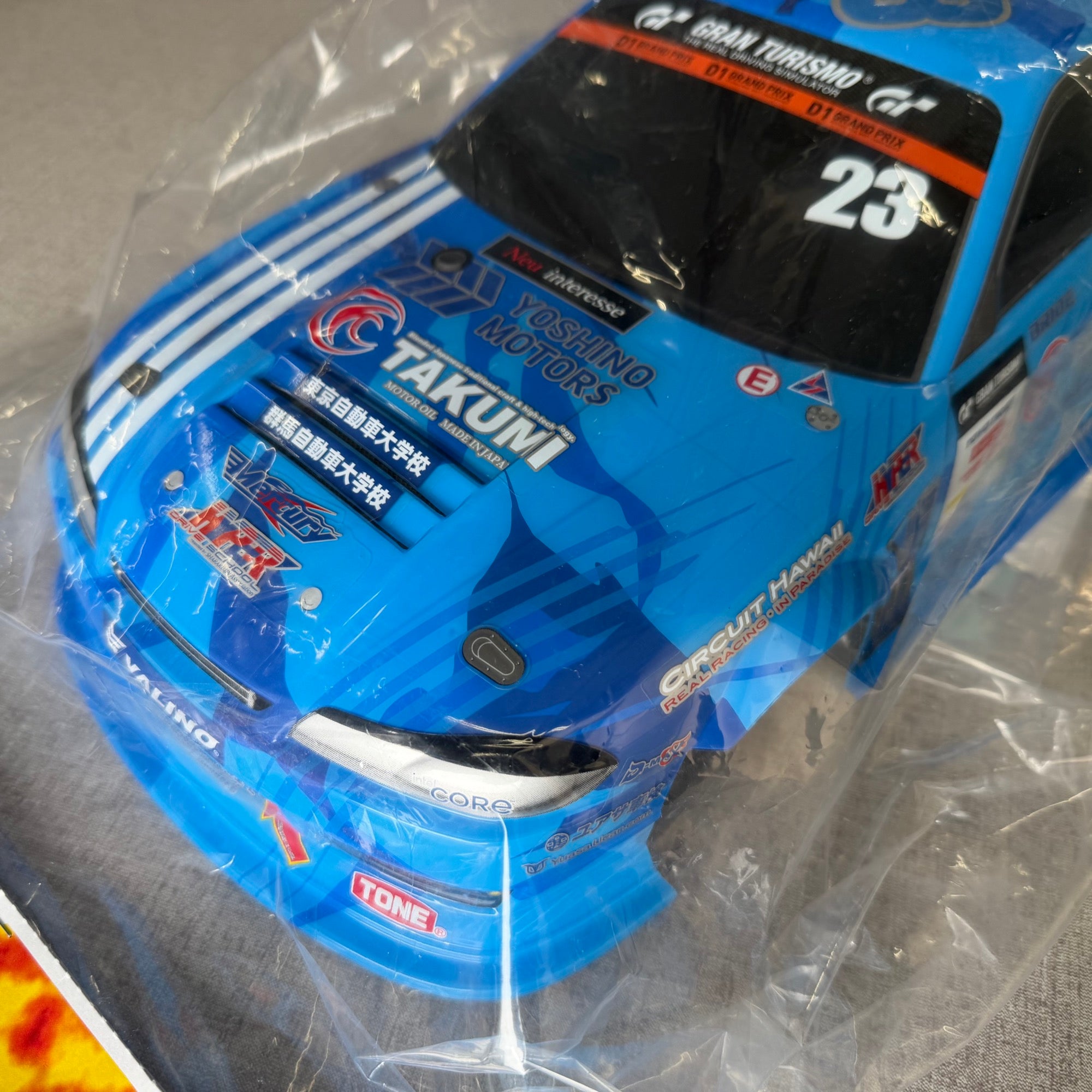 *Painted* D1GP Mercury Sayaka Nissan S15 Silvia 1-10 BODY SET [Yokomo] SD-MS15BLB