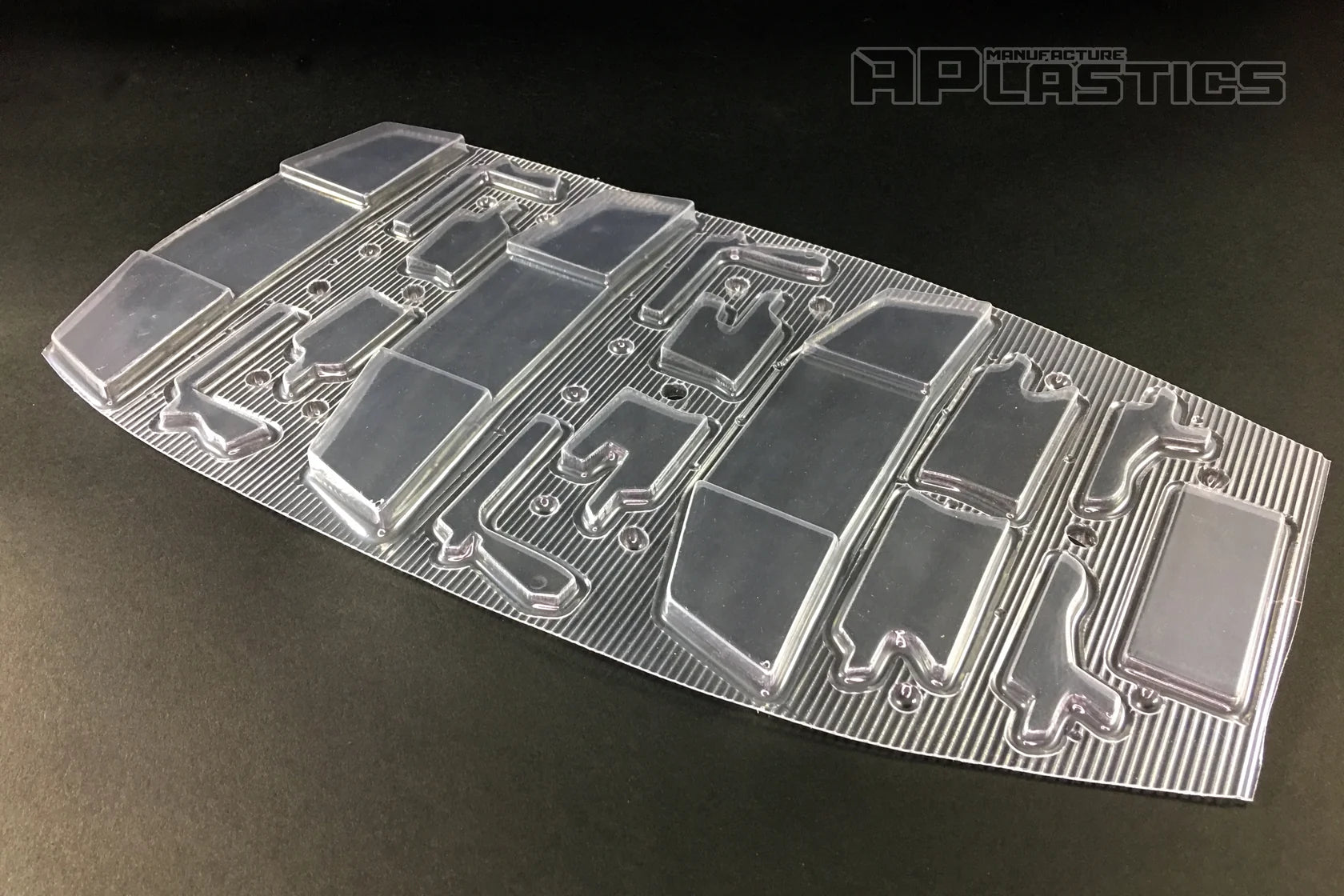 Universal Rear Diffuser Set Valence Splitter [APlastics] AP-UDIFS