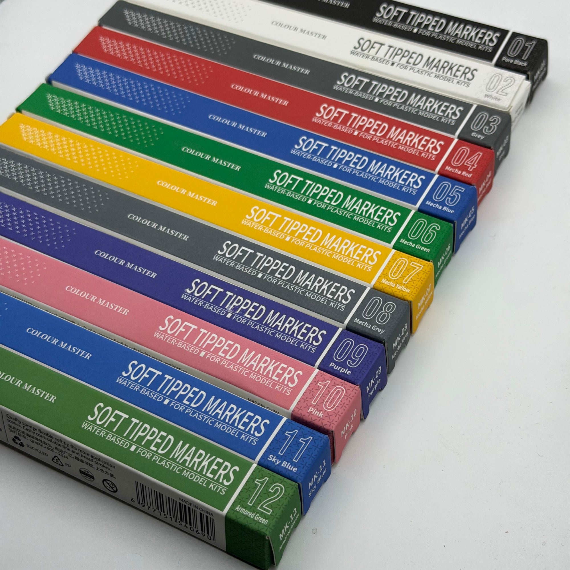 MK Soft Tipped Marker Detailing Hobby Model Paint Markers Gundam [DSPIAE] MK Series