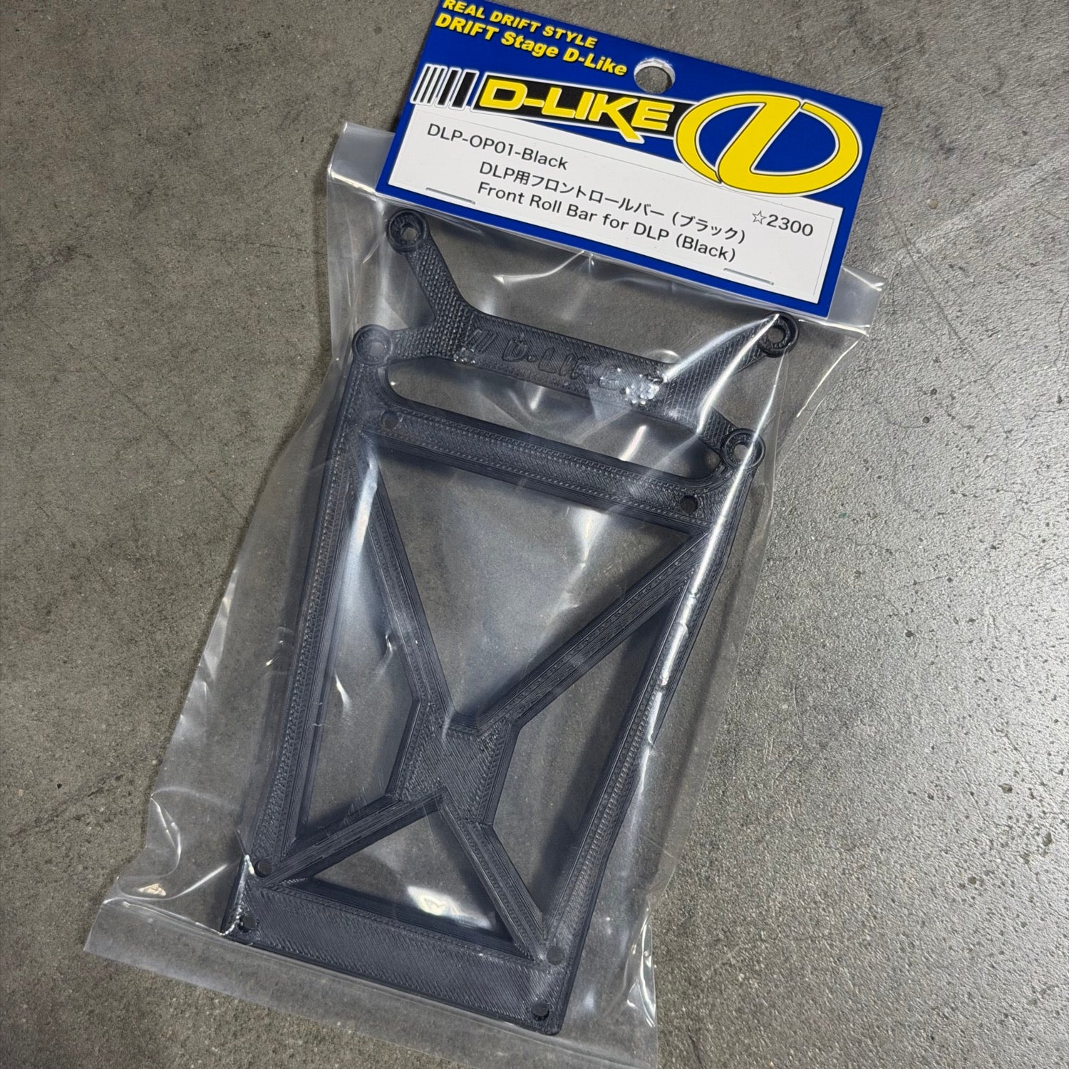 DLP Front Roll Bar BLACK Upper Deck Mount for LP-86 w Strut Set [D-LIKE] DLP-OP01
