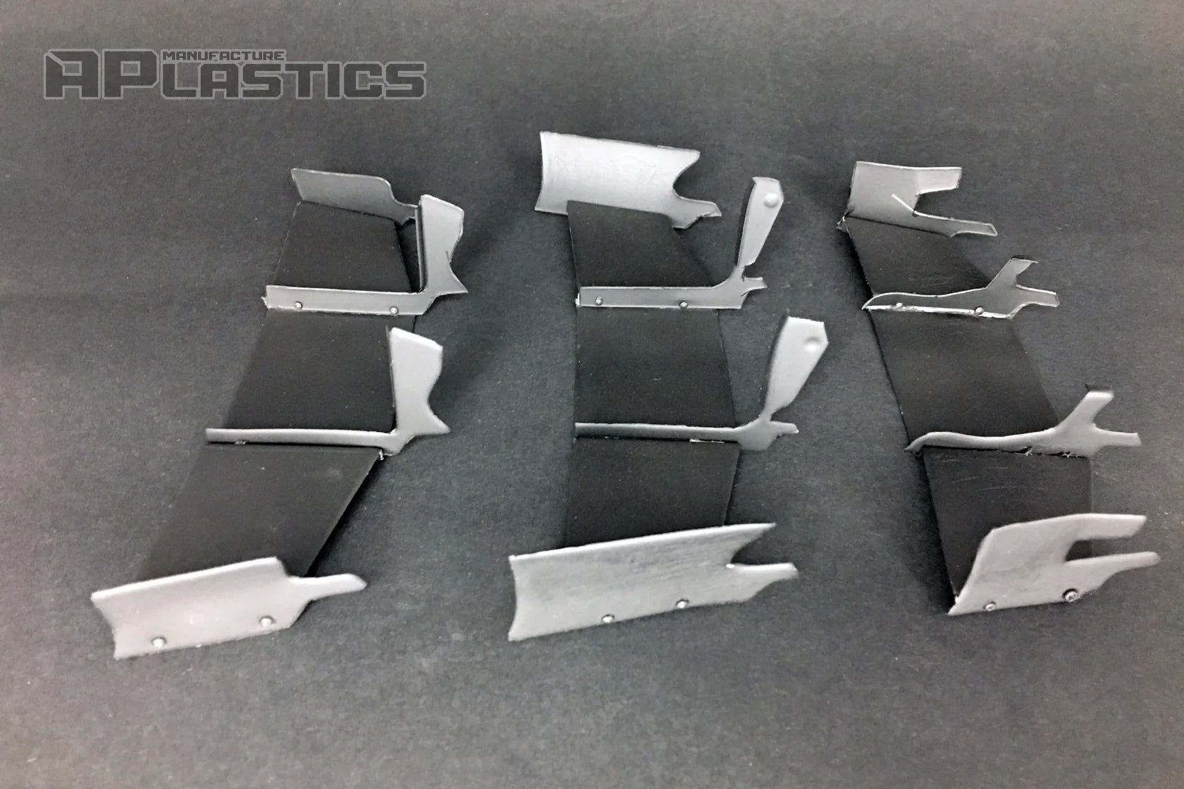 Universal Rear Diffuser Set Valence Splitter [APlastics] AP-UDIFS