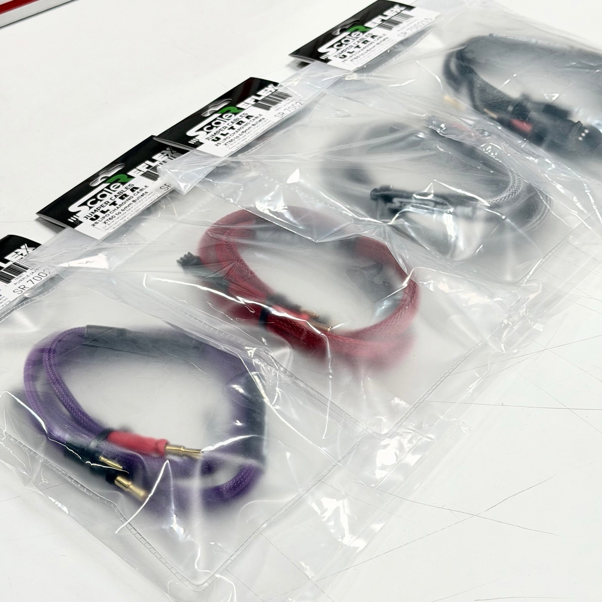 Reflex Jumper Cables ULTRA - XT60 to 4mm 5mm 4/5mm Bullets Balance 2S LIPO Battery Charging Cable [Scale Reflex]