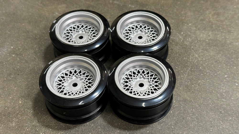 Reversed Rim 1-10 SSR REVERSE MESH RIMS (SILVER) +6 (4 PACK) (INCH DOWN) [K FORCE ...