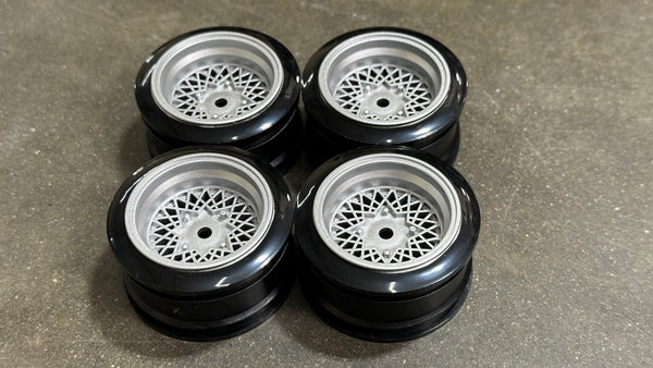 1-10 SSR REVERSE MESH RIMS (SILVER) +6 (4 PACK) (INCH DOWN) [K FORCE ...