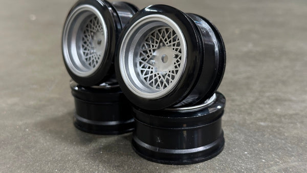 1-10 SSR REVERSE MESH RIMS (SILVER) +6 (4 PACK) (INCH DOWN) [K FORCE ...