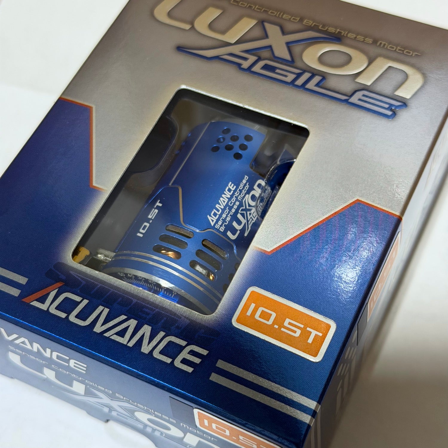 LIMITED AGILE LUXON BLUE Brushless Sensored Motor for 1-10 RC CAR DRIFT - 13.5T 11.5T 10.5T