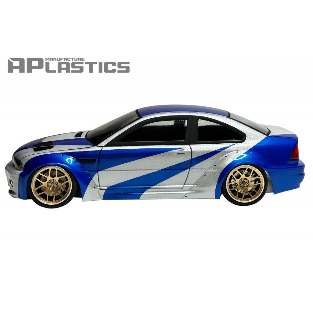 BMW E46 1-10 M3 Pandem Rocket Bunny Body Set [APlastics] E46P – Super-G R/C  Drift Arena