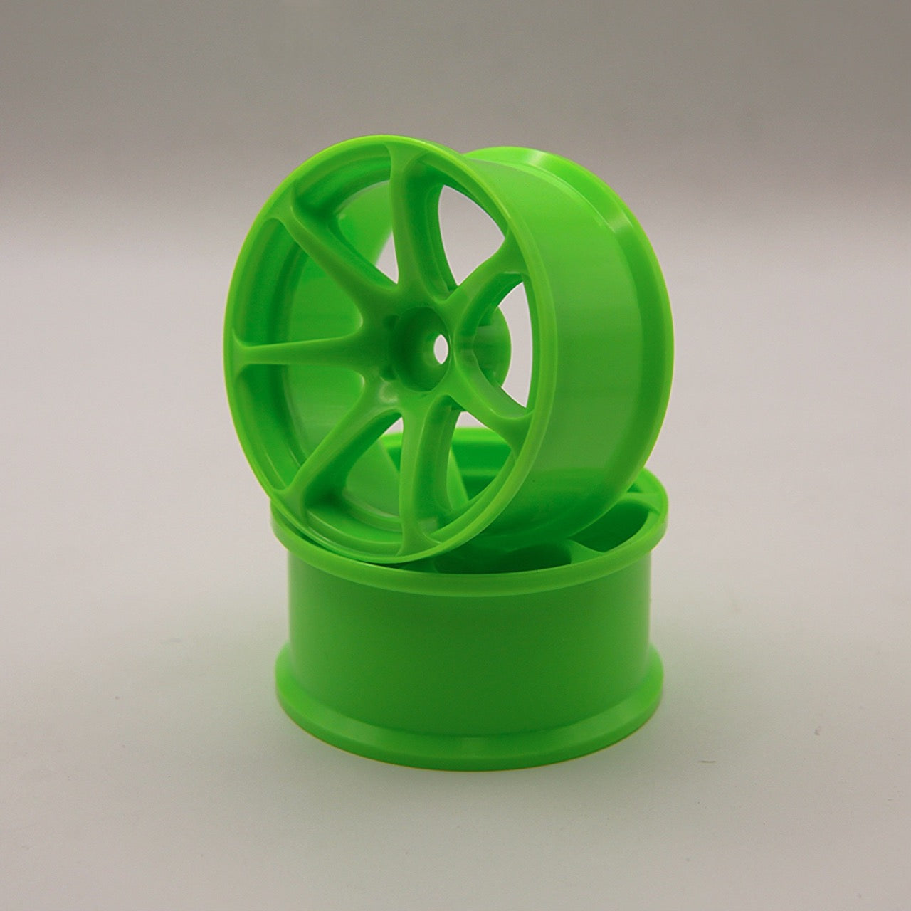 Advan AVS T7 HIGH TRACTION  Wheels (GREEN) Rims 6mm - 8mm [Topline RC] IW-1206G IW-1208G