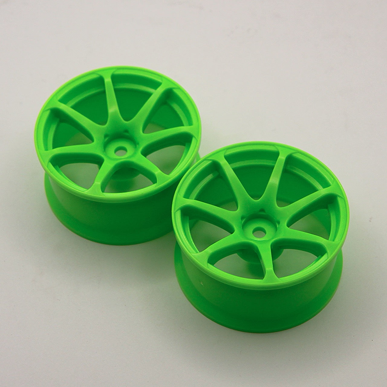 Advan AVS T7 HIGH TRACTION  Wheels (GREEN) Rims 6mm - 8mm [Topline RC] IW-1206G IW-1208G