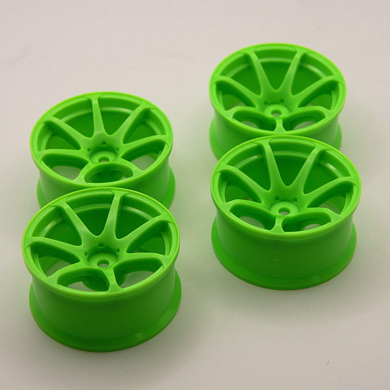 Advan AVS T7 HIGH TRACTION  Wheels (GREEN) Rims 6mm - 8mm [Topline RC] IW-1206G IW-1208G