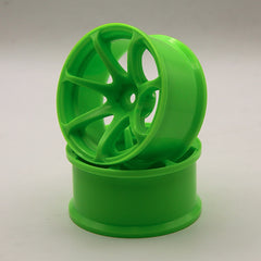 Advan AVS T7 HIGH TRACTION Wheels (GREEN) Rims 6mm - 8mm [Topline