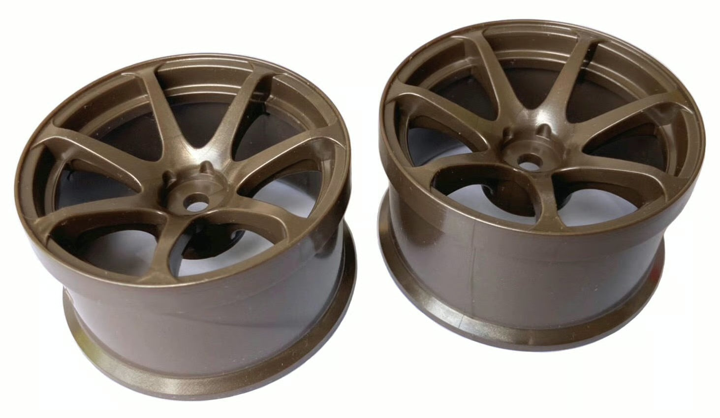 30mm Advan AVS T7 Wheels (MATTE BRONZE) Rims 6mm - 8mm *wide* [Topline RC] IW-4208BR IW-4206BR